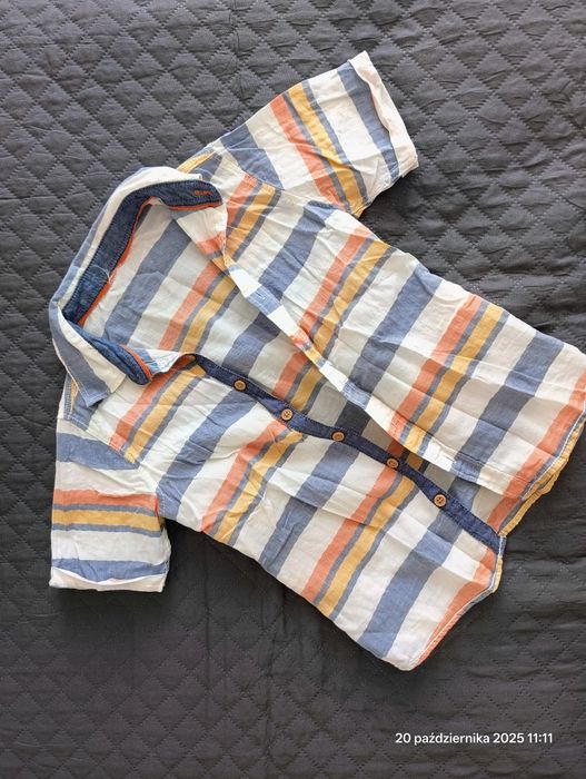 Koszula dla chłopca w paski, r 122