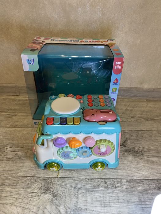 Інтерактивна іграшка дитячий автобус, розвиваюча іграшка, автобус