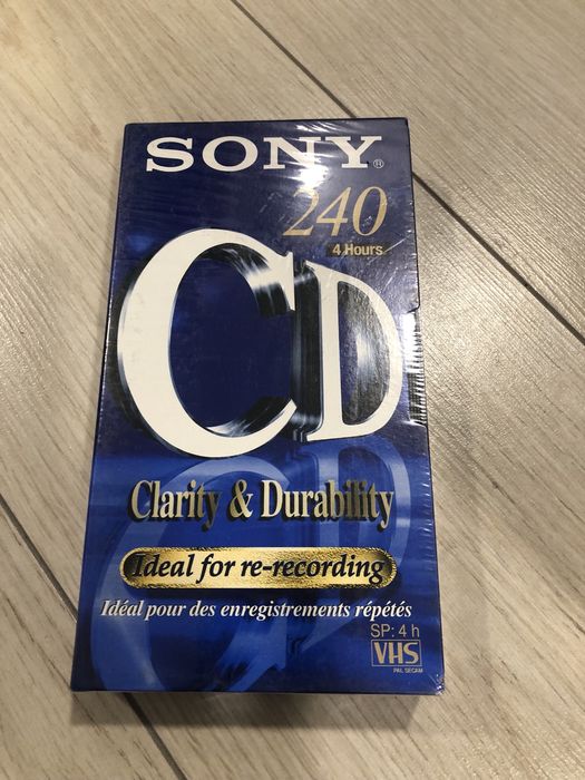 Kaseta VHS sony 240 nowa w folii