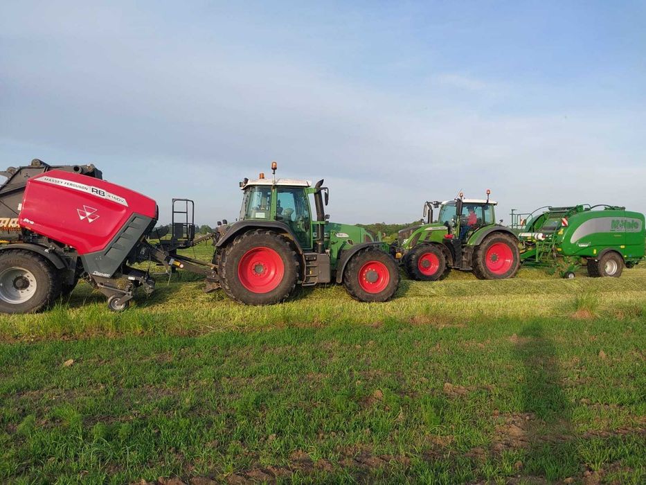 Usługi rolnicze, prasowanie sianokiszonki , siew kukurydzy , transport