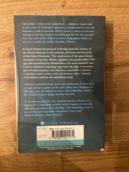 Coleridge: Early visions, de Richard Holmes
