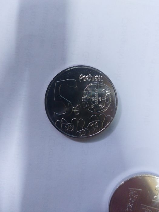 Moeda 5€ o conhecimento