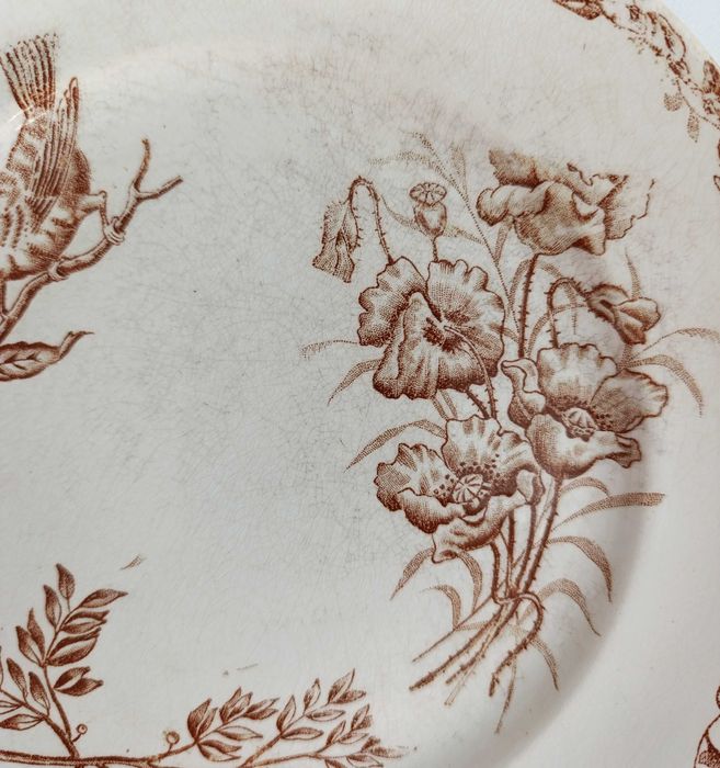 Pratos Faiança Pássaros