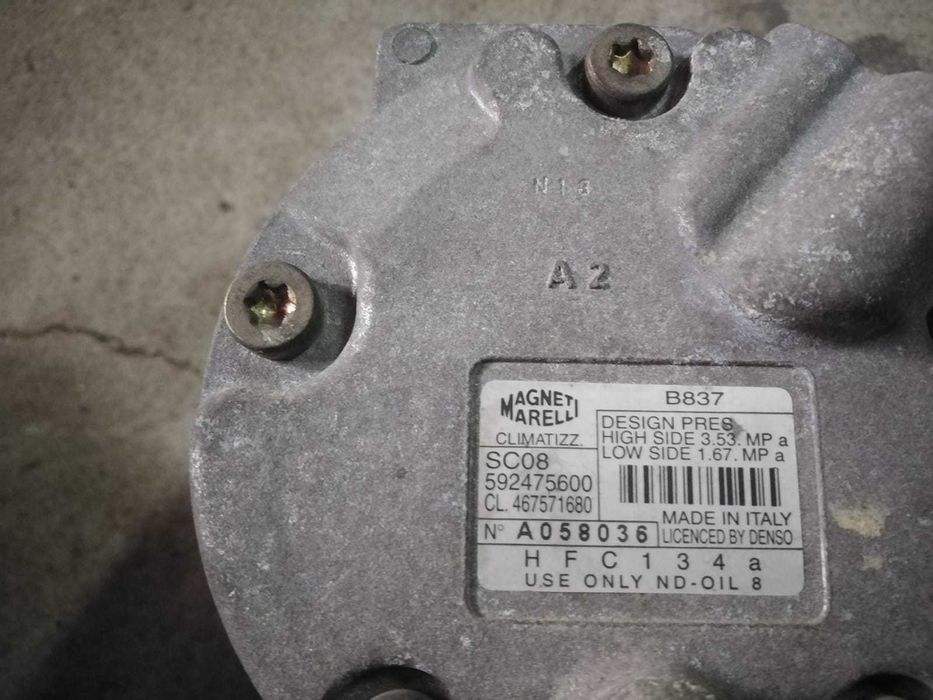 Compressor de AC Fiat Punto 1.2 Gasolina de 2000