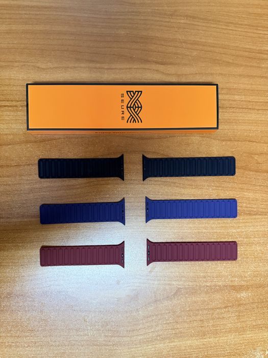 Braceletes de Silicone Magneticas para Apple Watch