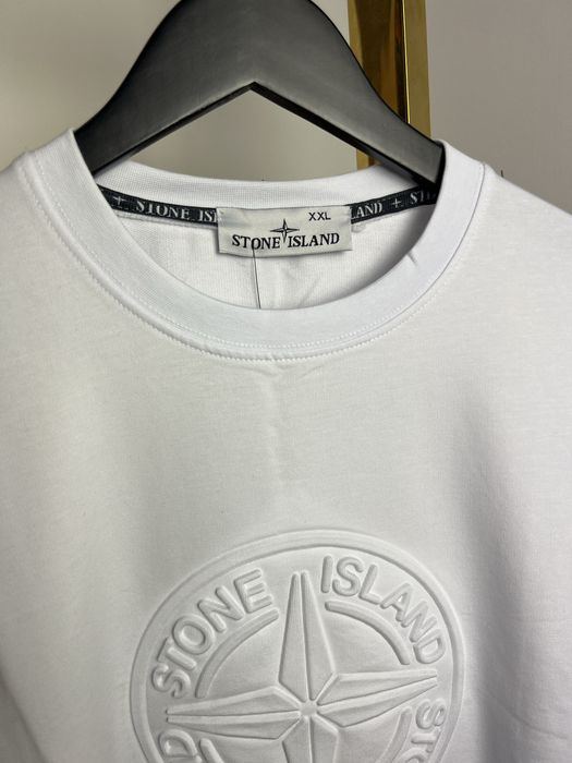 Bluza Stone Island XXL biala męska Nowa