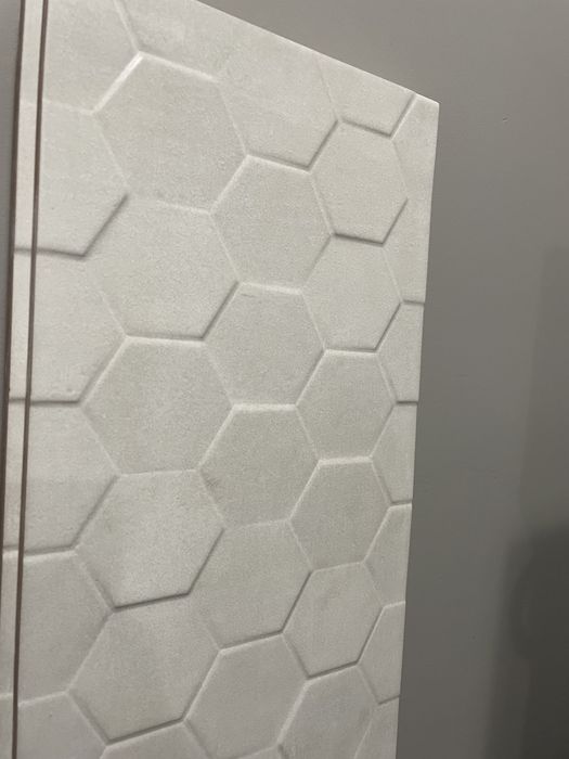 Glazura Vinci pearl structure 25 cm x 75 cm heksagon 2szt