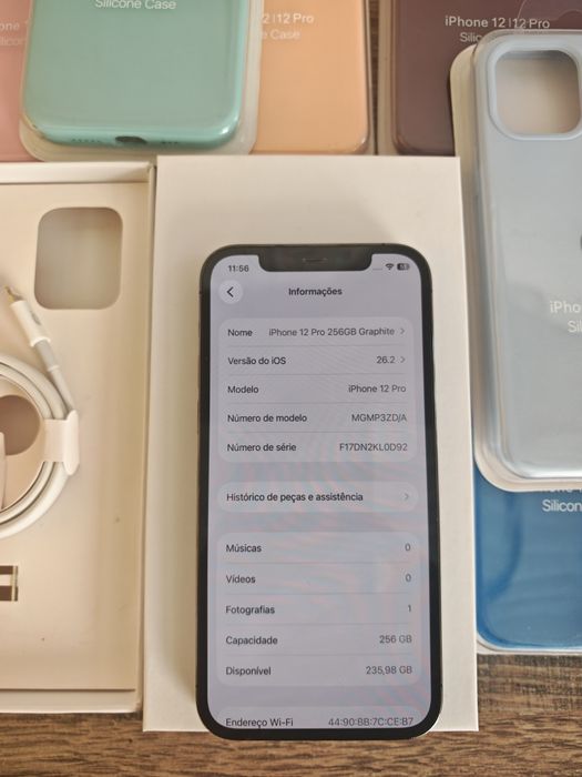 iPhone 12 Pro 6.1" 256GB Graphite  Bom estado Aceito Retomas