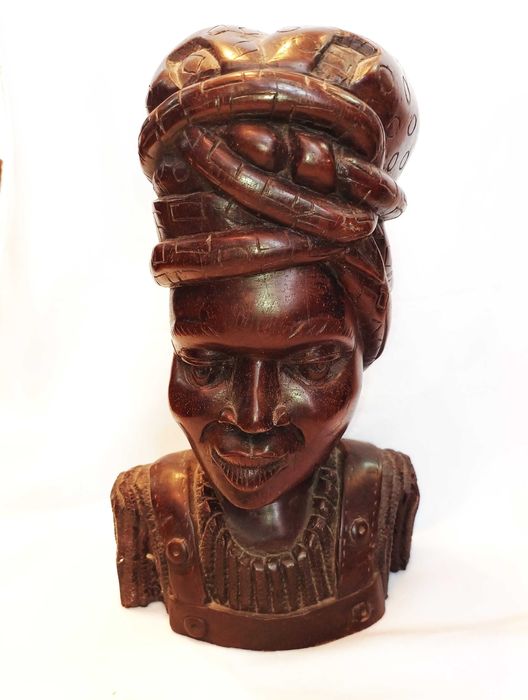 Lote Peças Bustos Arte Africana