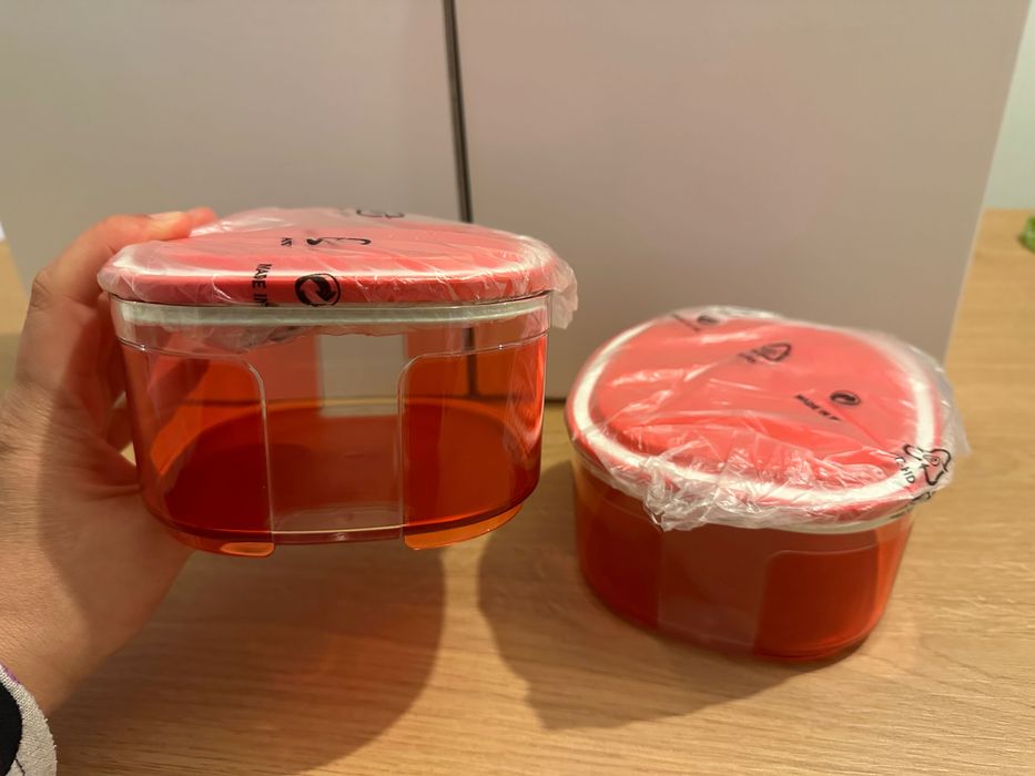 2 Caixas Vermelhas 700 ml Tupperware