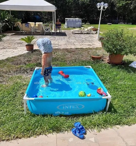 Каркасний басейн Івано-Франківськ Intex 57173, 122 х 122 х 30см