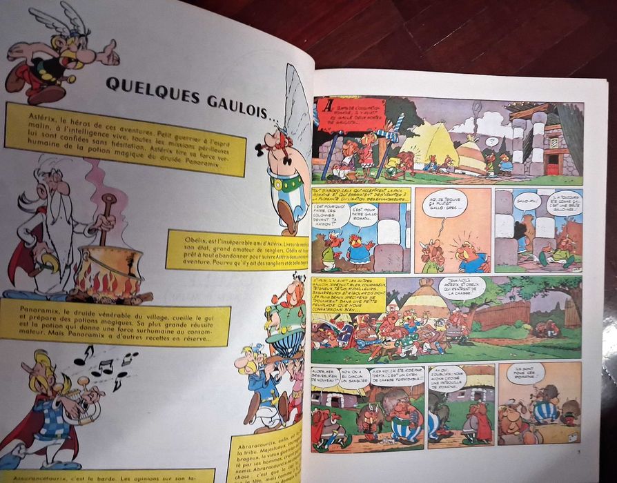 Álbuns colecção Astérix "le combat des Chefs" e "Obelix et Compagnie"