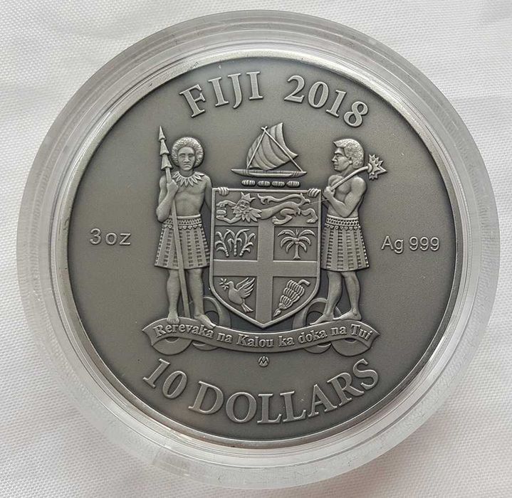 3 Oz. / тираж 500 шт. / MORESQUE Mandala Art  / Серебро Монета Мандала