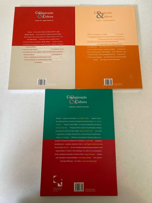 3 Livros 'Comunicação & Cultura'