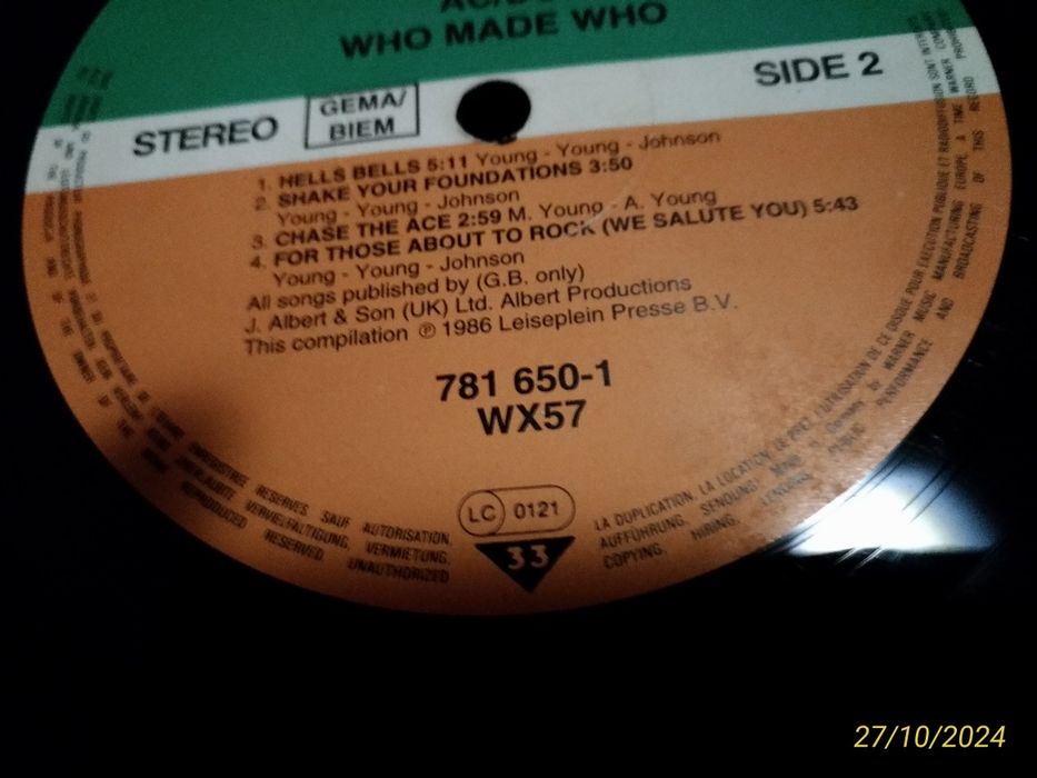 Ac/dc disco imaculado!64564141690369124