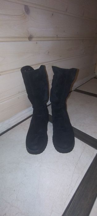 Чоботи натуральна замша