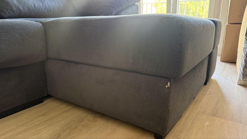 Sofá chaise long Conforama