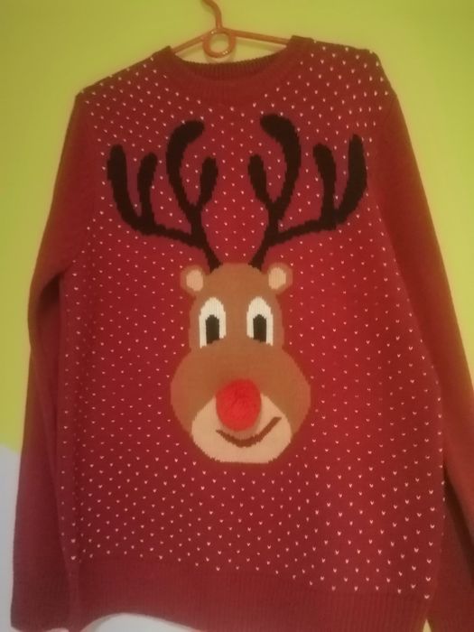 Sweter świąteczny renifer rozmiar M