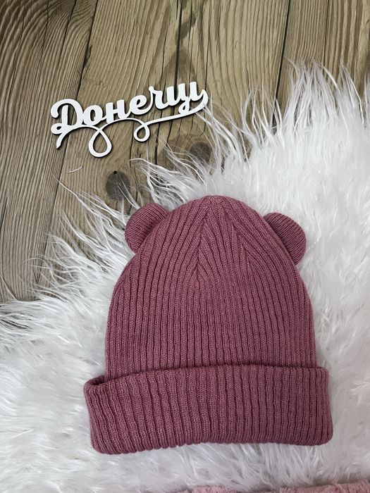 Теплий комбінезон на 3-6 місяців з шапкою