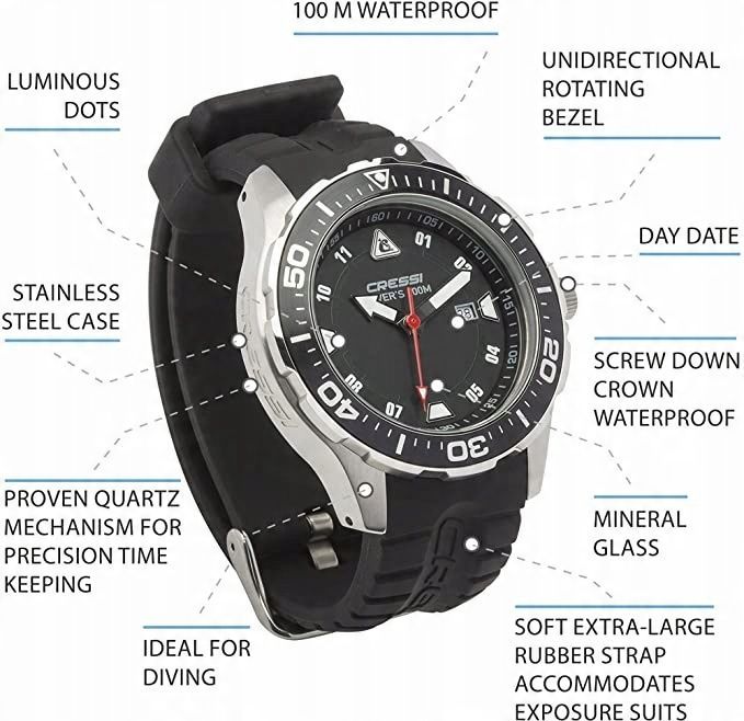 Zegarek Cressi Manta