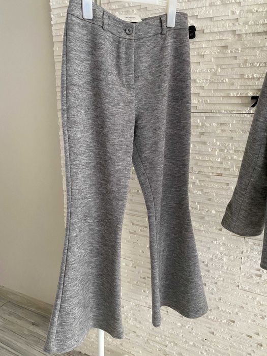 Cocomore piękny nowy garnitur szary melanż marynarka spodnie