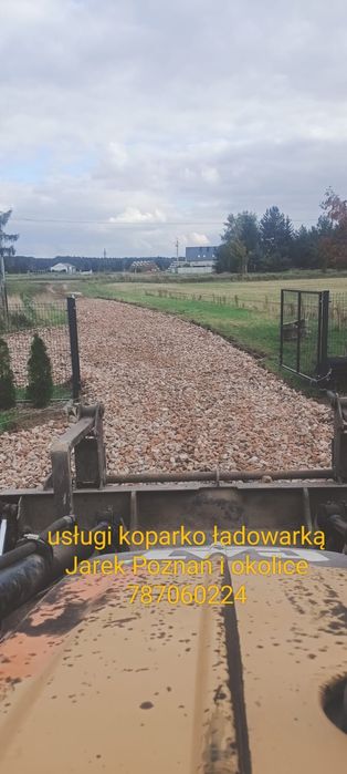 Usługi koparko-ładowarką