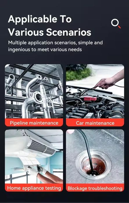 Поворотный эндоскоп 6 мм 1080P для телефона Android iOS 360°