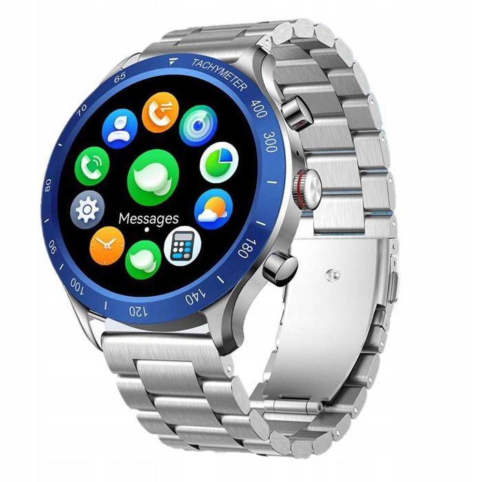 Smartwatch Riversong Motive 9 Max stalowa bransoleta AMoled IP68
