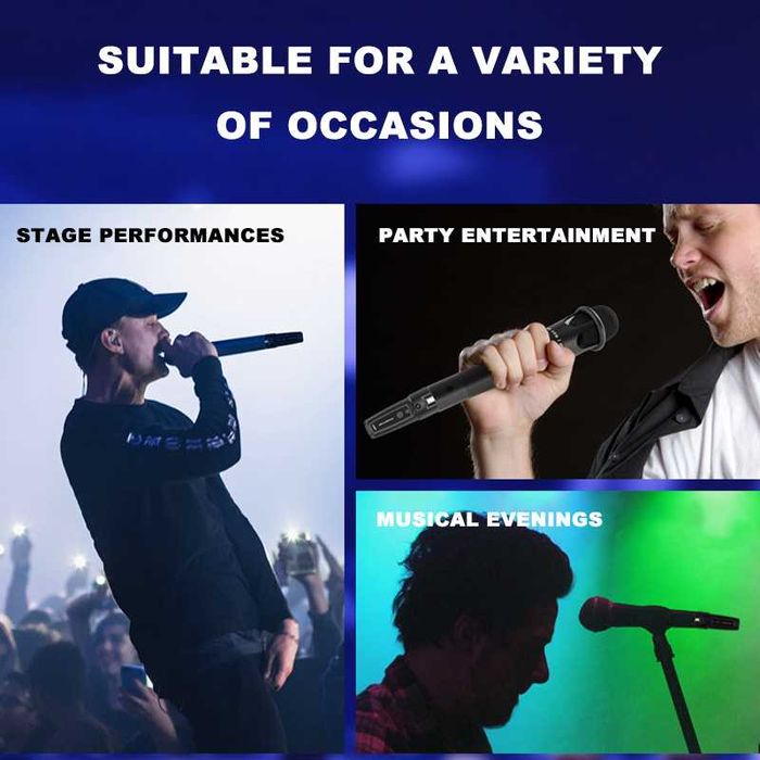 Радио микрофоны New Baxs V802. Беспроводные микрофоны.