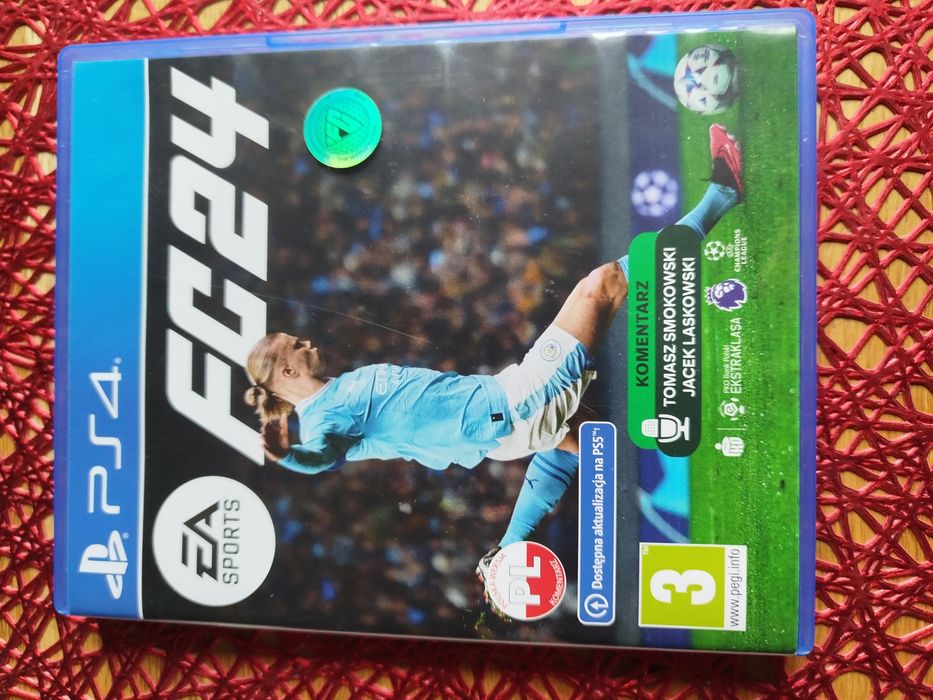 FC 24, FIFA, PS4, PS5, wersja PL, płyta w bardzo dobrym stanie