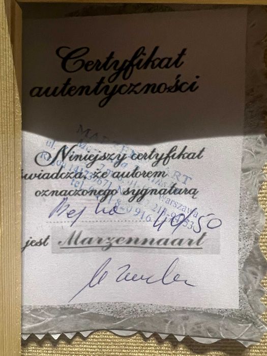 Witrażowy obraz na płótnie