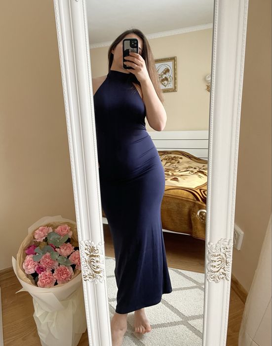 Сукня ZARA темно-синя розмір S