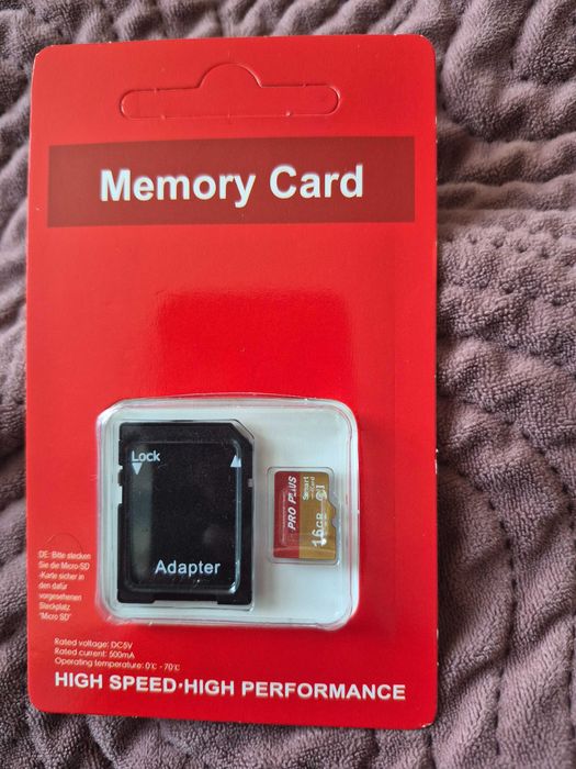 Karta pamieci 16GB + Adapter