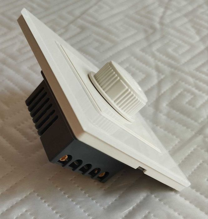 Регулятор обертів Premium димер вентилятора Glass black