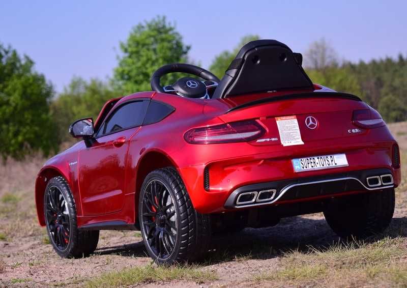 BAWIBUS.PL Auto samochód na akumulator MERCEDES C63 Cabrio dla dzieci