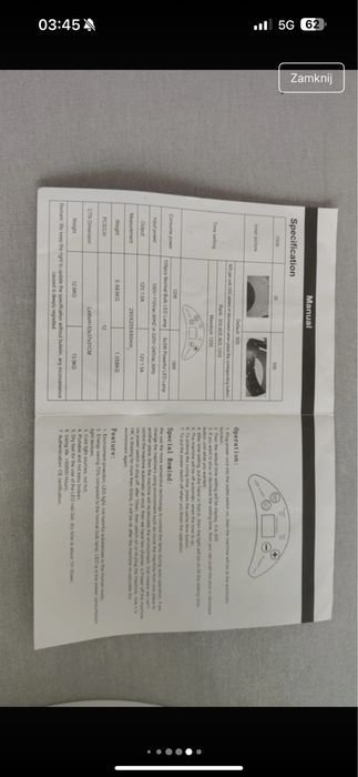 Lampa LED do paznokci