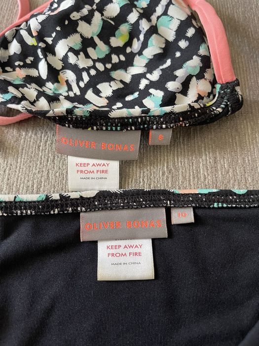 Oliver Bonas bikini góra 8 S dół 10 M jak nowy
