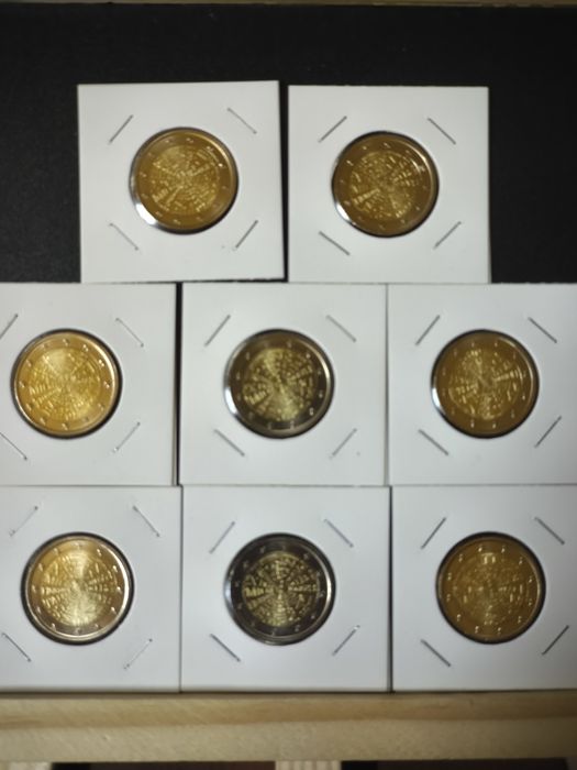 Lotes moedas 2€ comemorativas Portugal novas