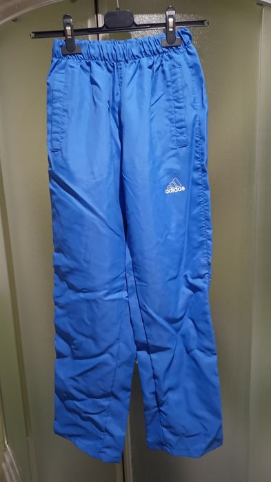 Adidas  Dziecięce spodnie sportowe z cienkiej tkaniny, Uniseks, 152 cm