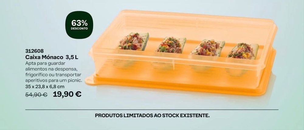 Tupperware Caixa Mónaco 3,5 L