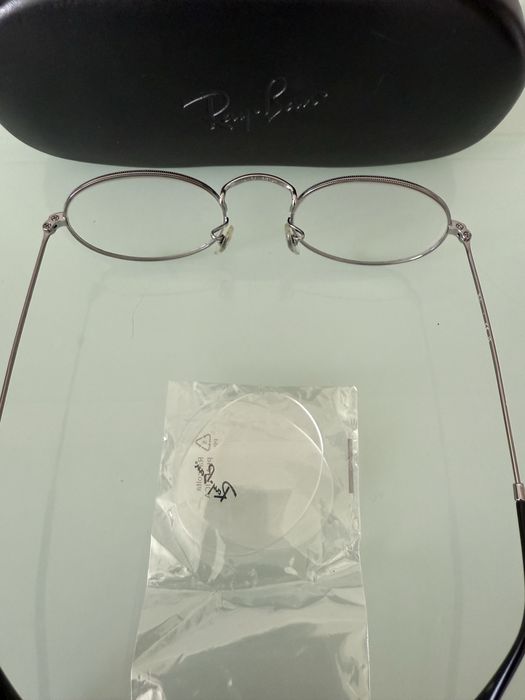 Oculos blue light blockers ray ban c/lentes suplentes novas
