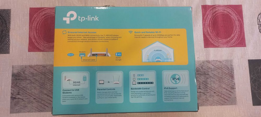 Router TP - Link 3G/4G Wireless N Router TL-MR342064740614381825121