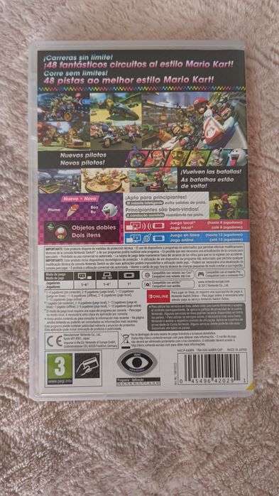 Jogo  Mario Kart 8 Deluxe p. Nintendo Switch