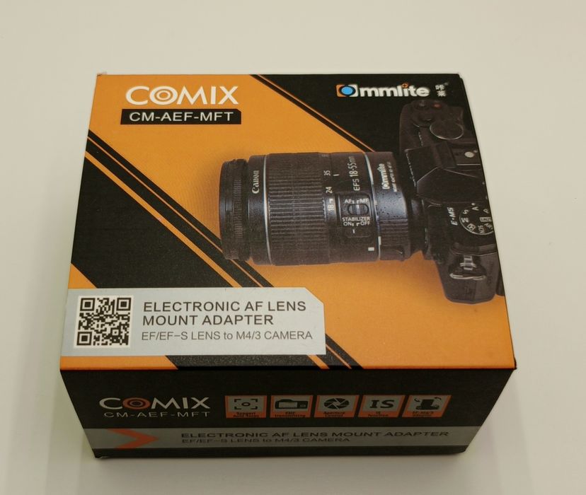 Adapter Ef to M4/3 Canon Lumix AF