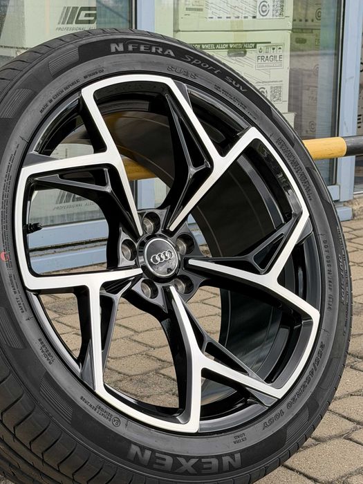 Nowe koła 22 cale Audi Q7 SQ7 czarne połysk srebrne