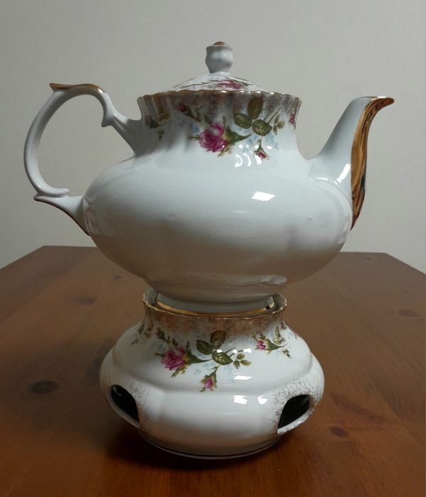 Oryginalny porcelanowy komplet Chodzież (zielona sygnatura)