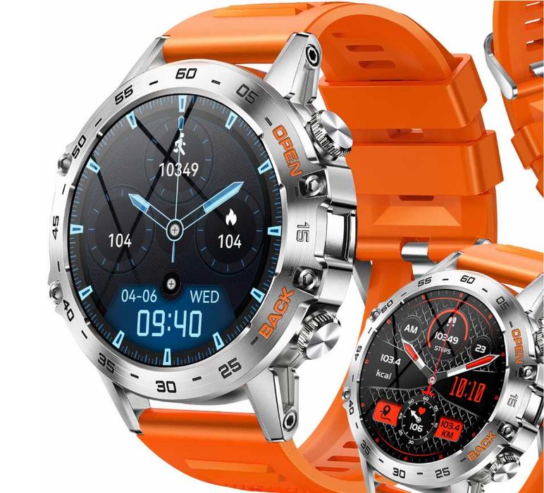 Męski Zegarek Wodoodporny SmartWatch IP68 (Gratis)