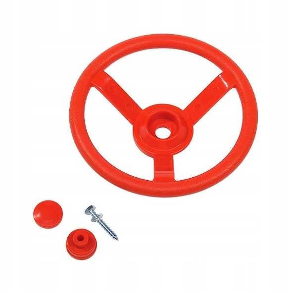 Kierownica na plac zabaw CZERWONA