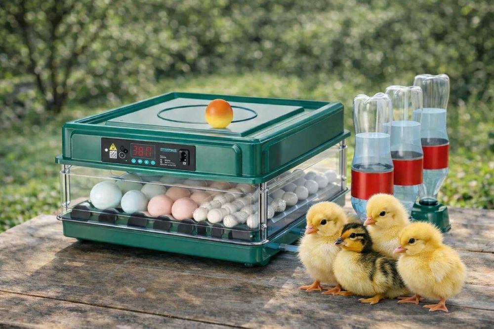 Інкубатор Птаха з гарантією! на 76-48 яєць, Автоматические инкубаторы