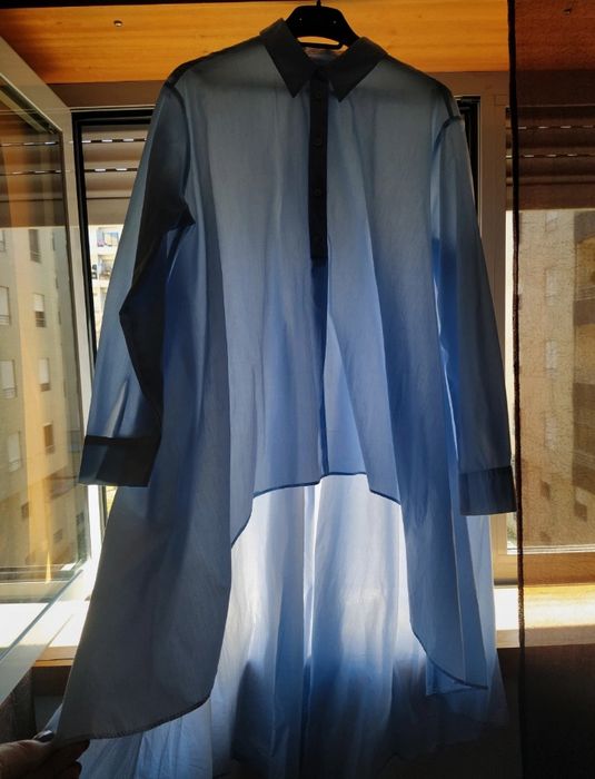 Túnica azul claro Zara